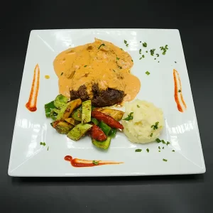 Steak With Mushroom Gravy