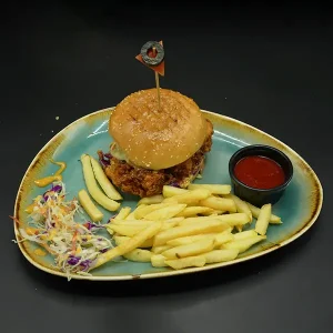 Crispy Korean Chicken Burger